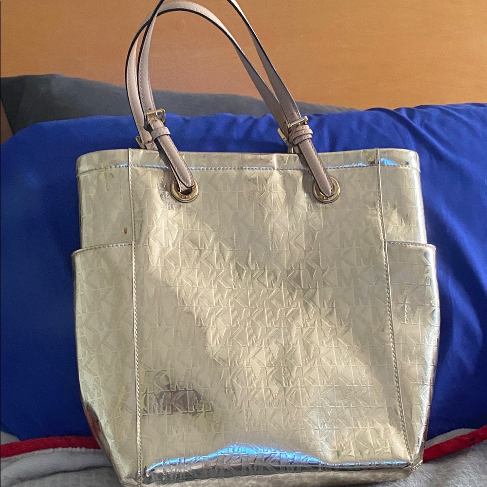 Michael Kors Shimmering Gold Tote